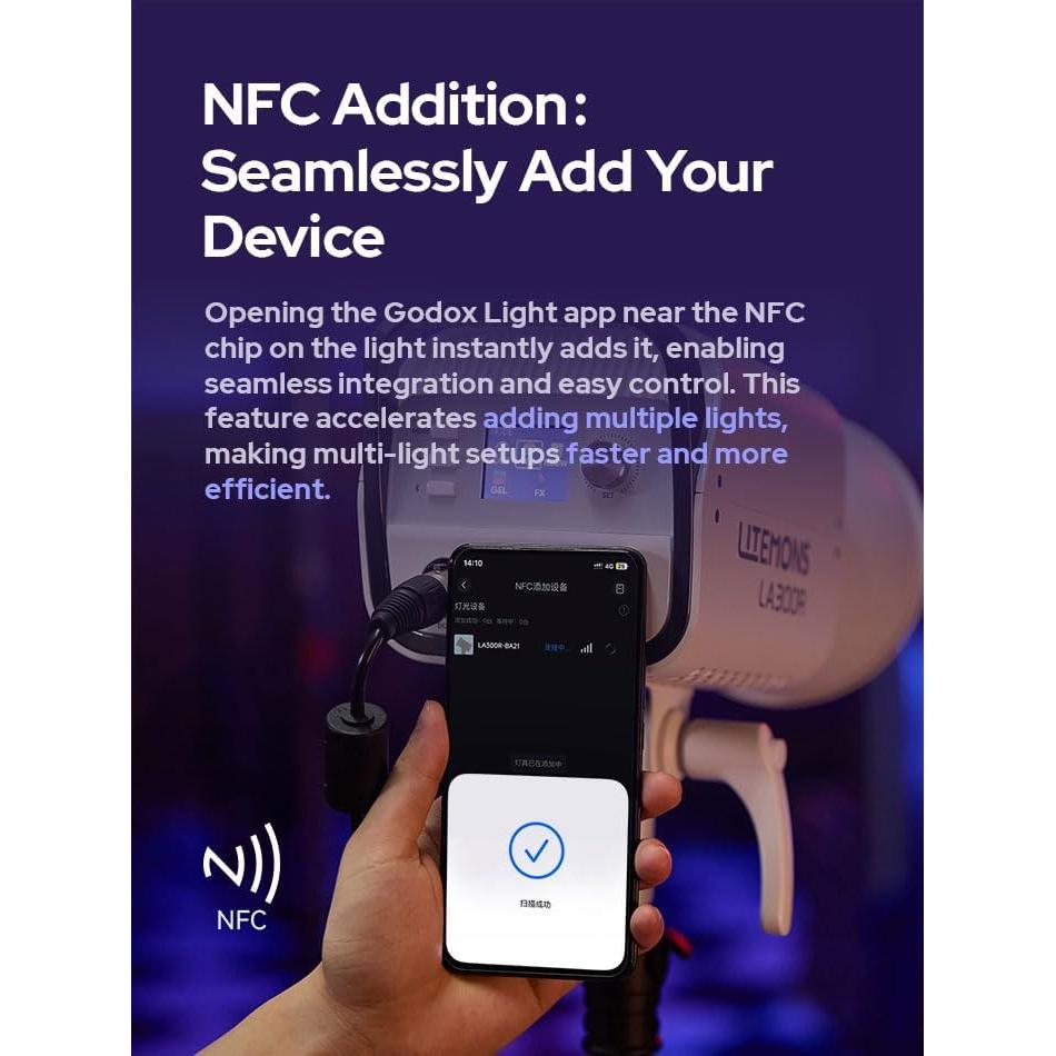 Godox Litemons RGB LED LA150 Monolight 1800-10000K AC