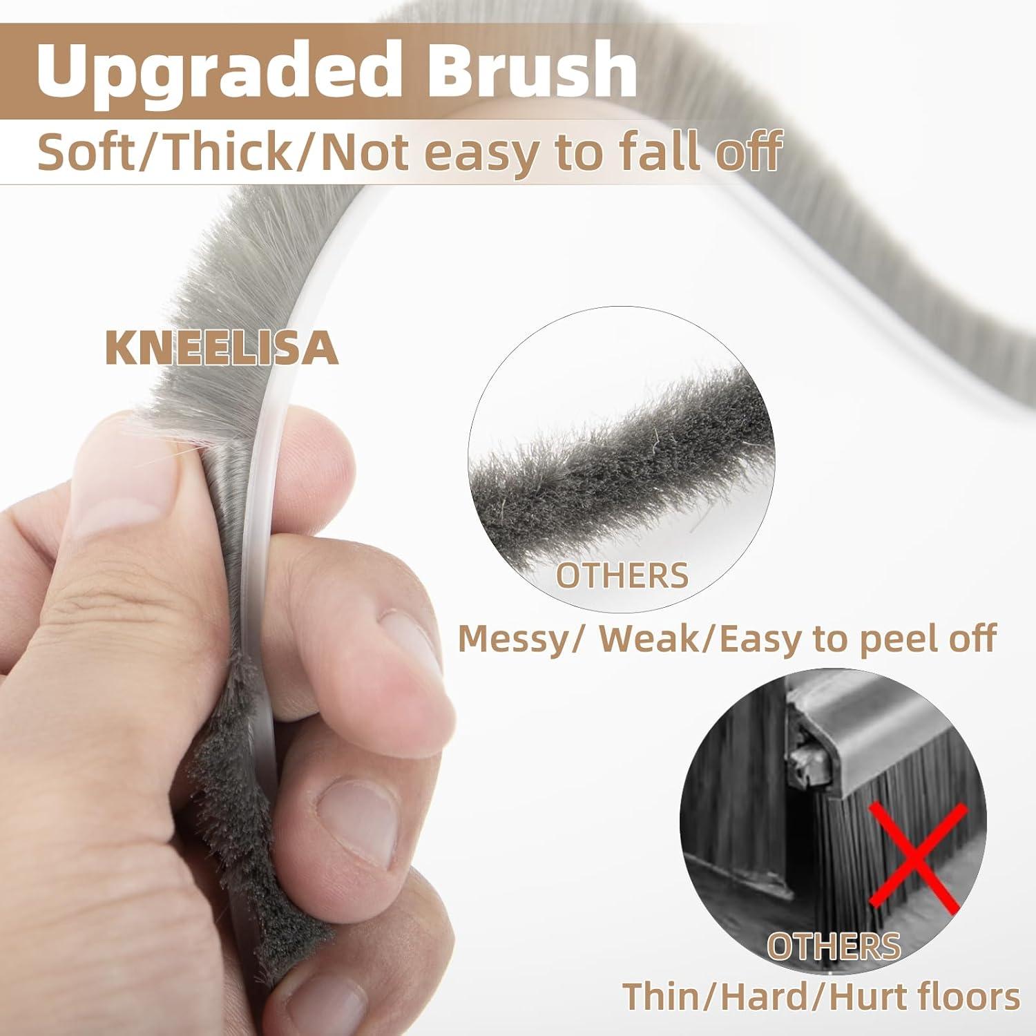 Barrera de Puerta KNEELISA 99 cm Silicona Blanca Sellador