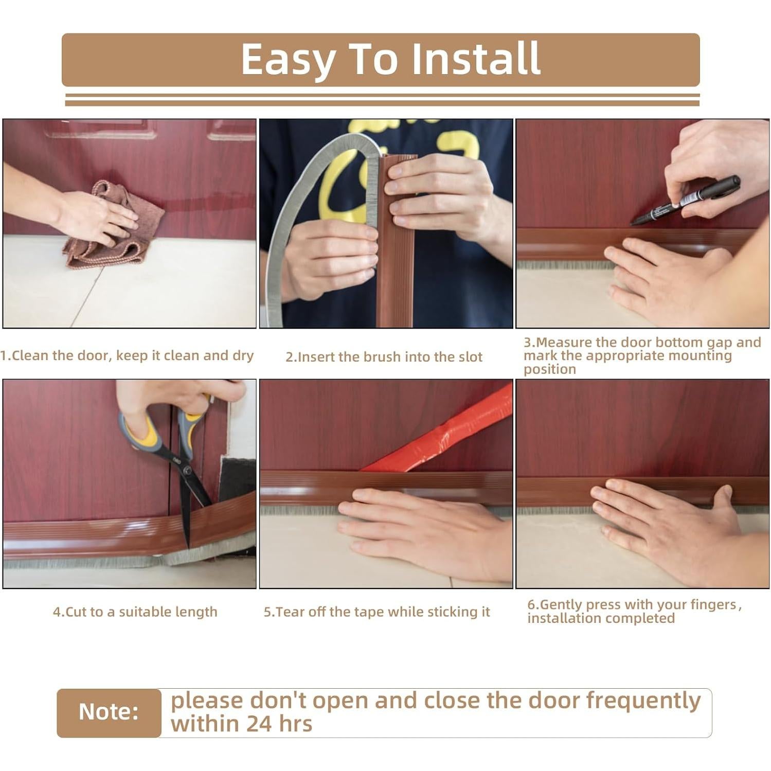 Barrera de Puerta KNEELISA 99 cm Silicona Blanca Sellador