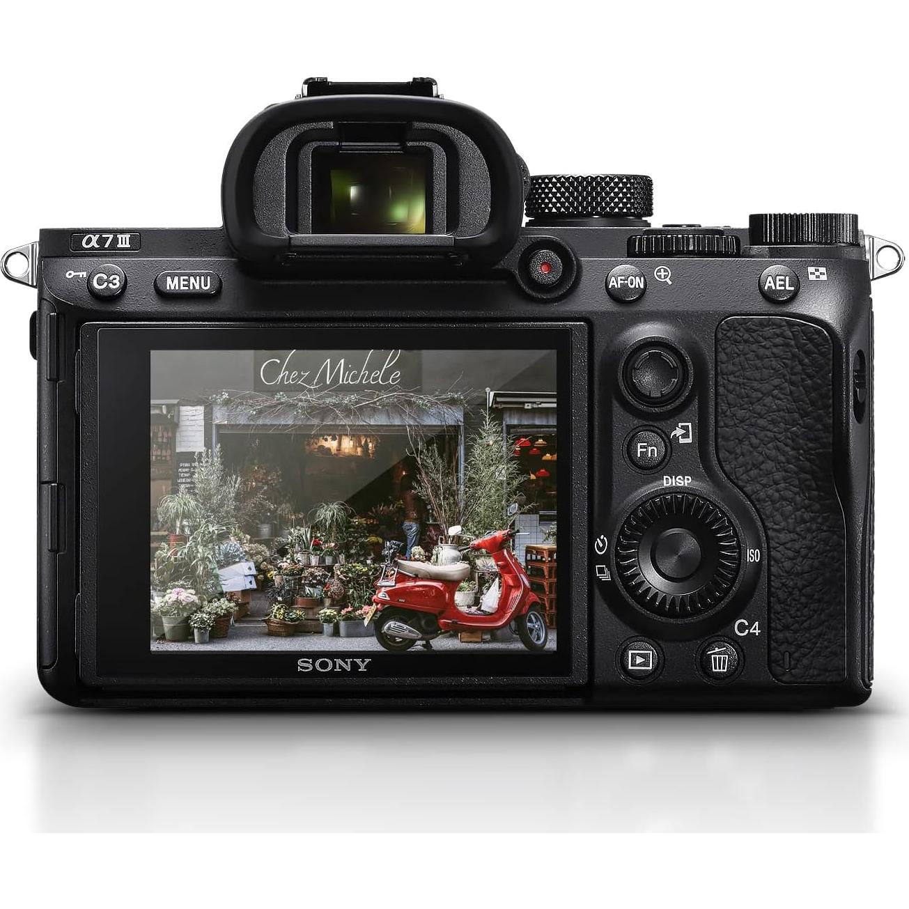 Cámara Digital Sin Espejo Sony Alpha a7 III Solo Cuerpo + Accesorios