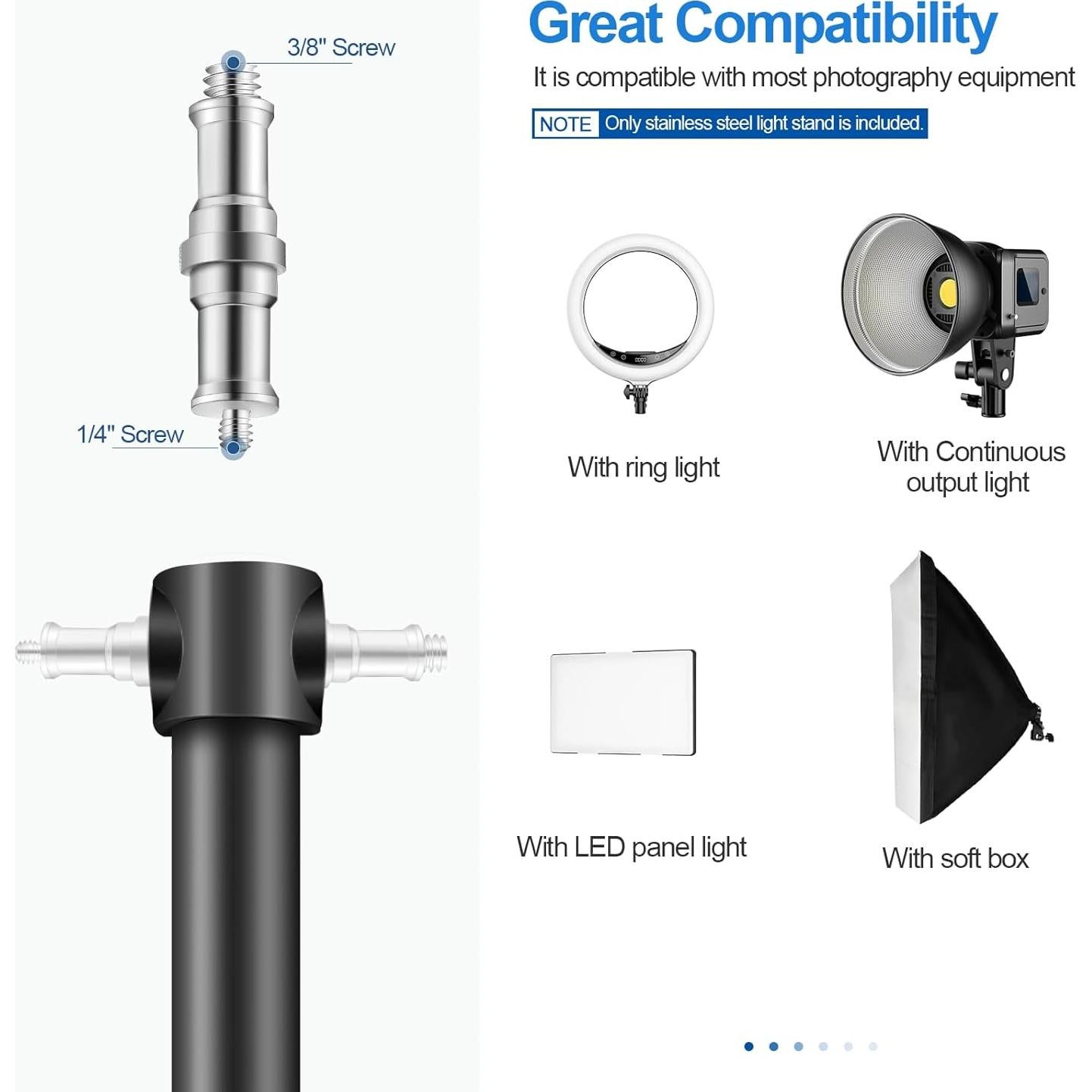 Brazo de Soporte Triangular Wellmaking 135cm Ajustable 180°