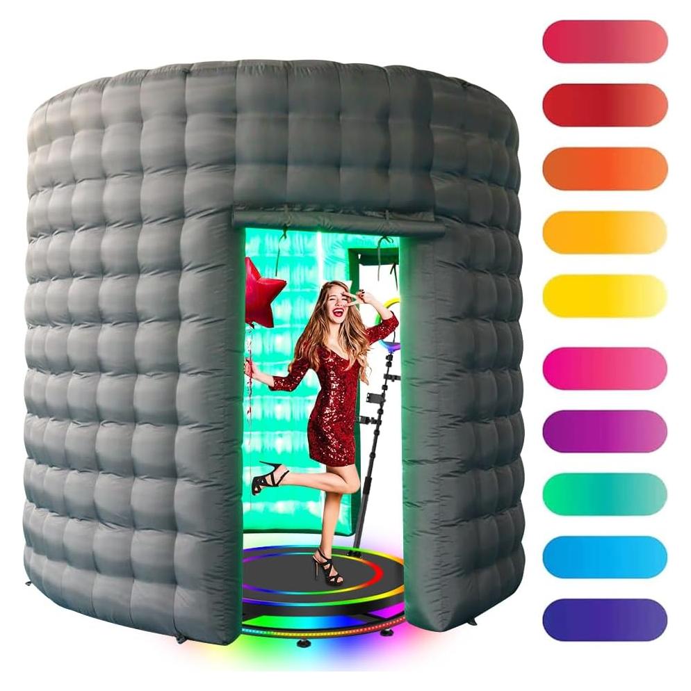 Cabina Fotográfica Inflable SAYOK 4m con LED 360 para Eventos