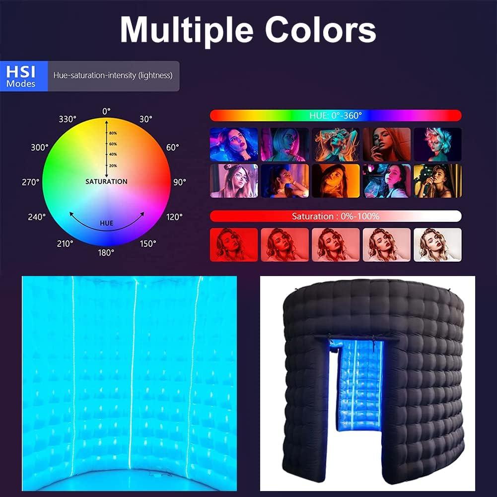 Cabina Fotográfica Inflable SAYOK 4m con LED 360 para Eventos