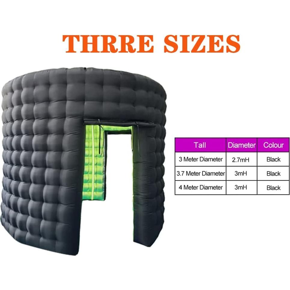 Cabina Fotográfica Inflable SAYOK 4m con LED 360 para Eventos