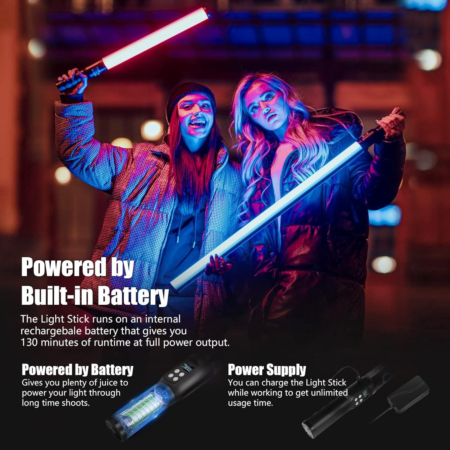 Paquete de Luz de Video RGB Mettlelite TLX1 y LS400C