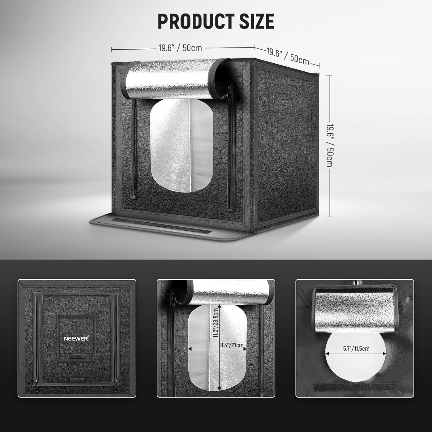 Kit de Vlogging NEEWER para Teléfonos con Luz LED y Micrófono