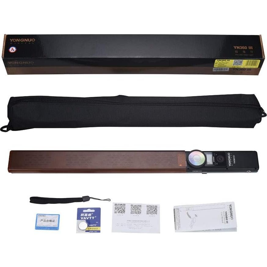 YONGNUO YN360 III Luz LED 5600K + Soporte 190cm RGB