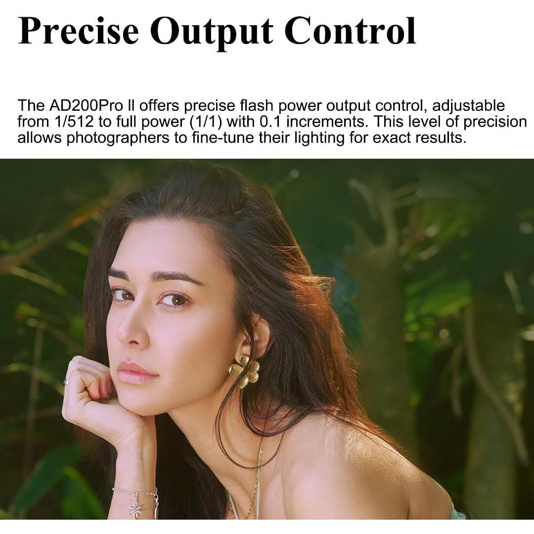 Flash Godox AD200 Pro II 200Ws Bi-Color TTL Inalámbrico