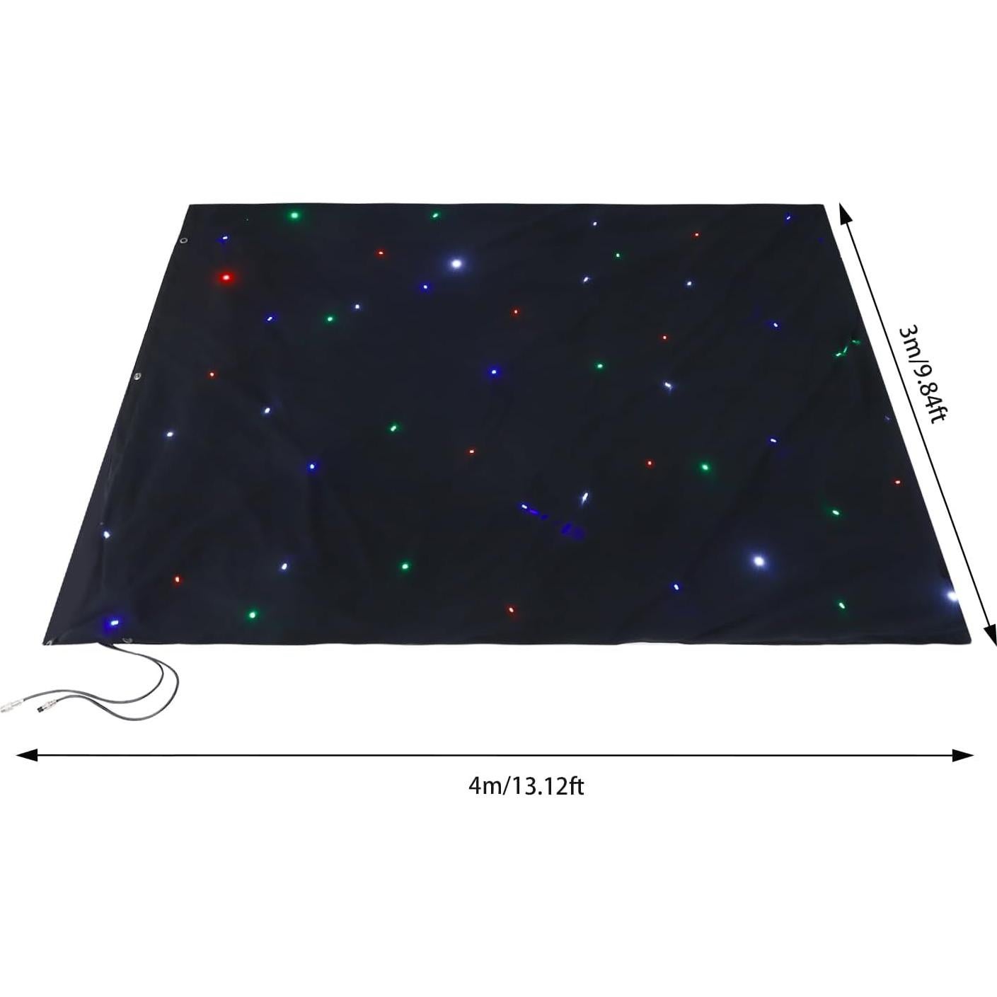 Cortina LED Estrella 4x3m FairyPagoda RGBW Control Remoto