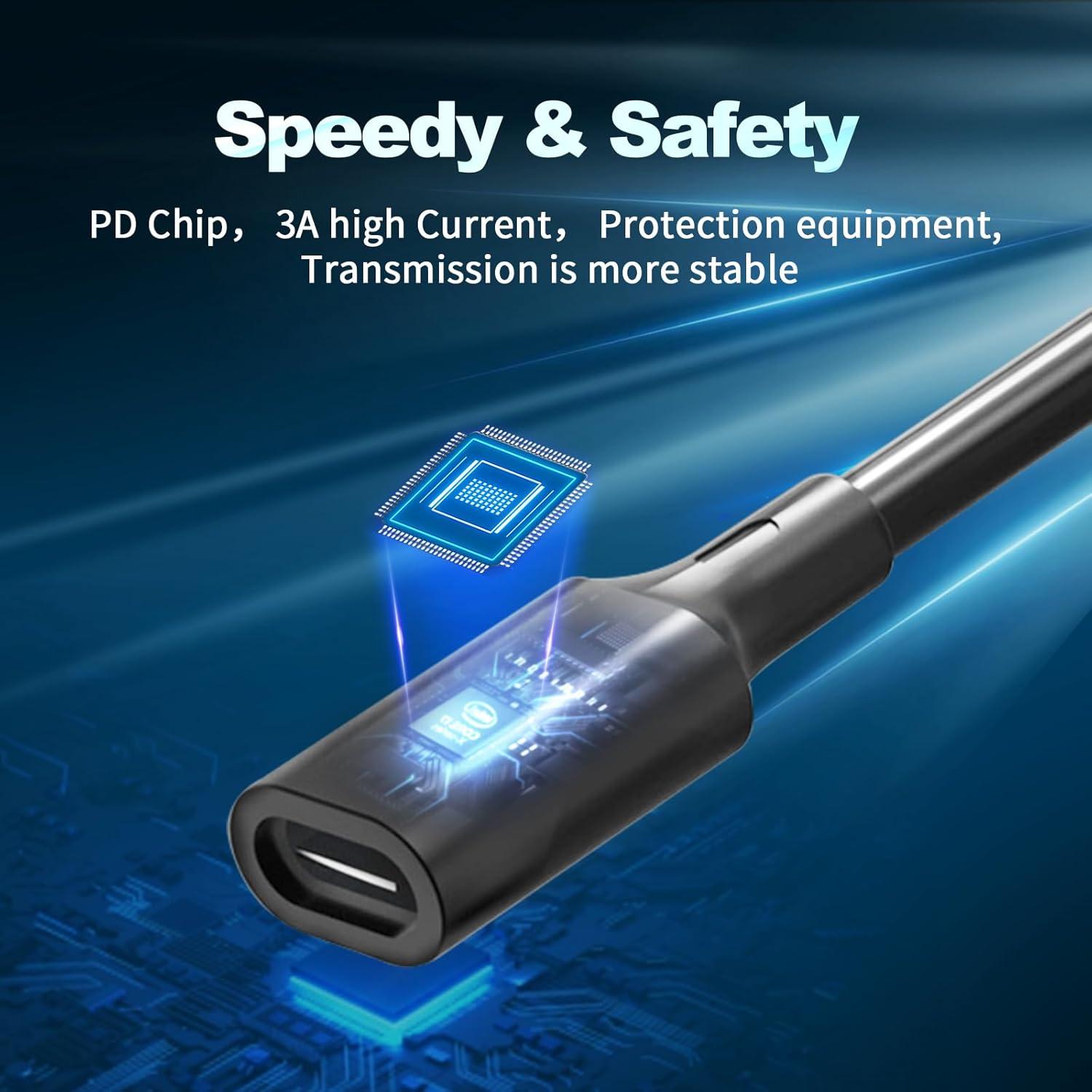 Cable USB C a DC 5.5mm 12V - 2Pack 1m CYD