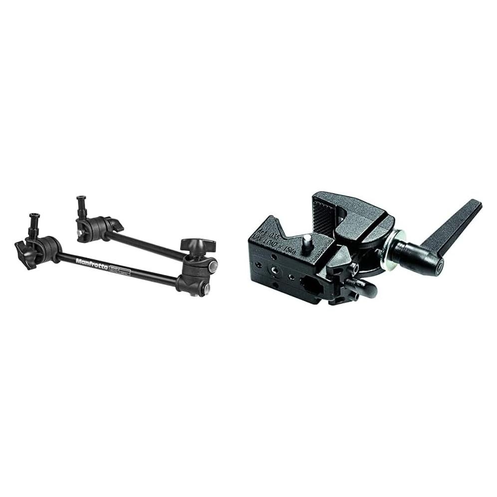 Brazo Articulado Manfrotto 196AB-2 + Super Clamp 035 Negro