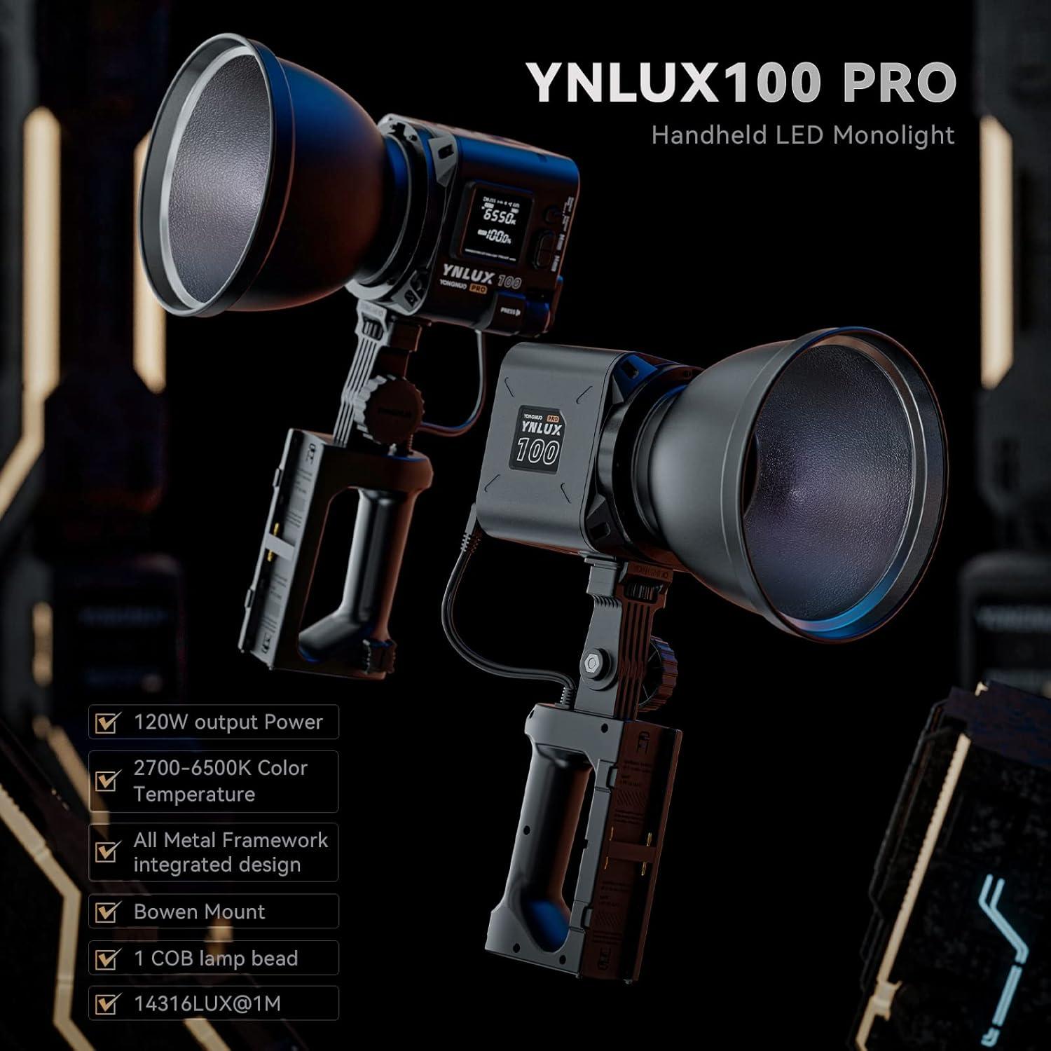 Yongnuo YNLUX100 Pro Luz Continua 120W LED Bi-Color 2700-6500K