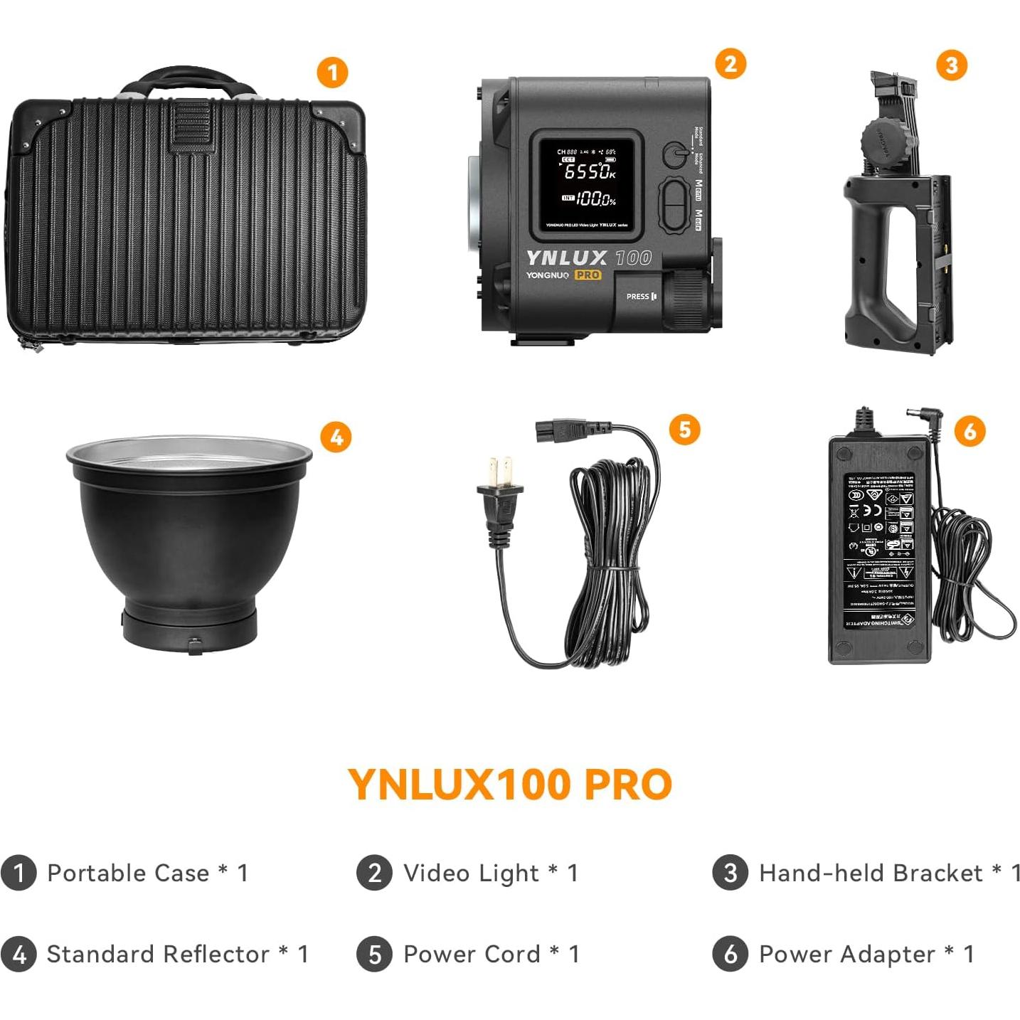Yongnuo YNLUX100 Pro Luz Continua 120W LED Bi-Color 2700-6500K