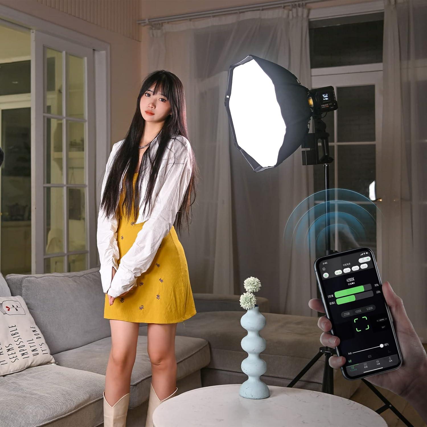 Yongnuo YNLUX100 Pro Luz Continua 120W LED Bi-Color 2700-6500K