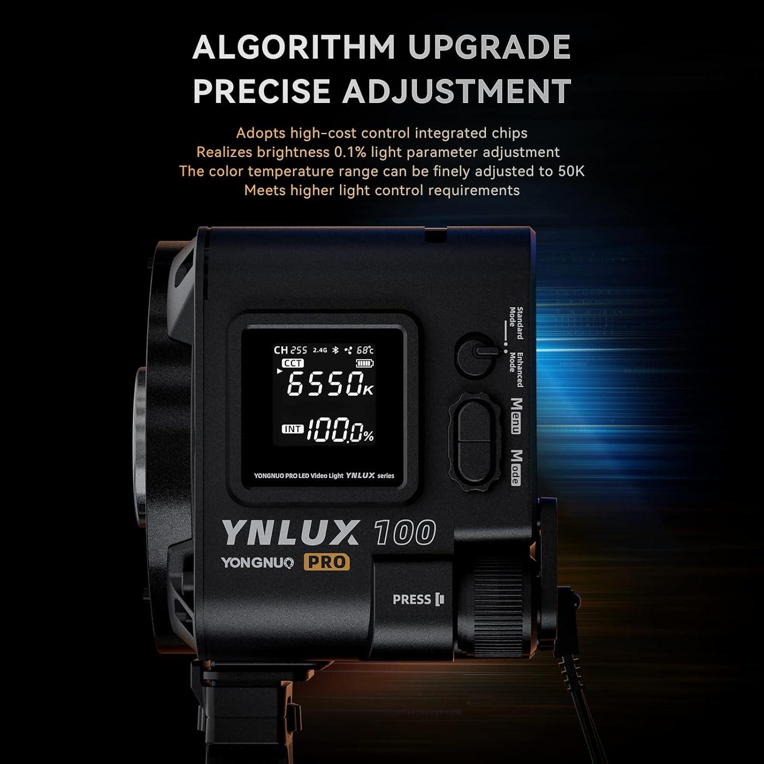 Yongnuo YNLUX100 Pro Luz Continua 120W LED Bi-Color 2700-6500K