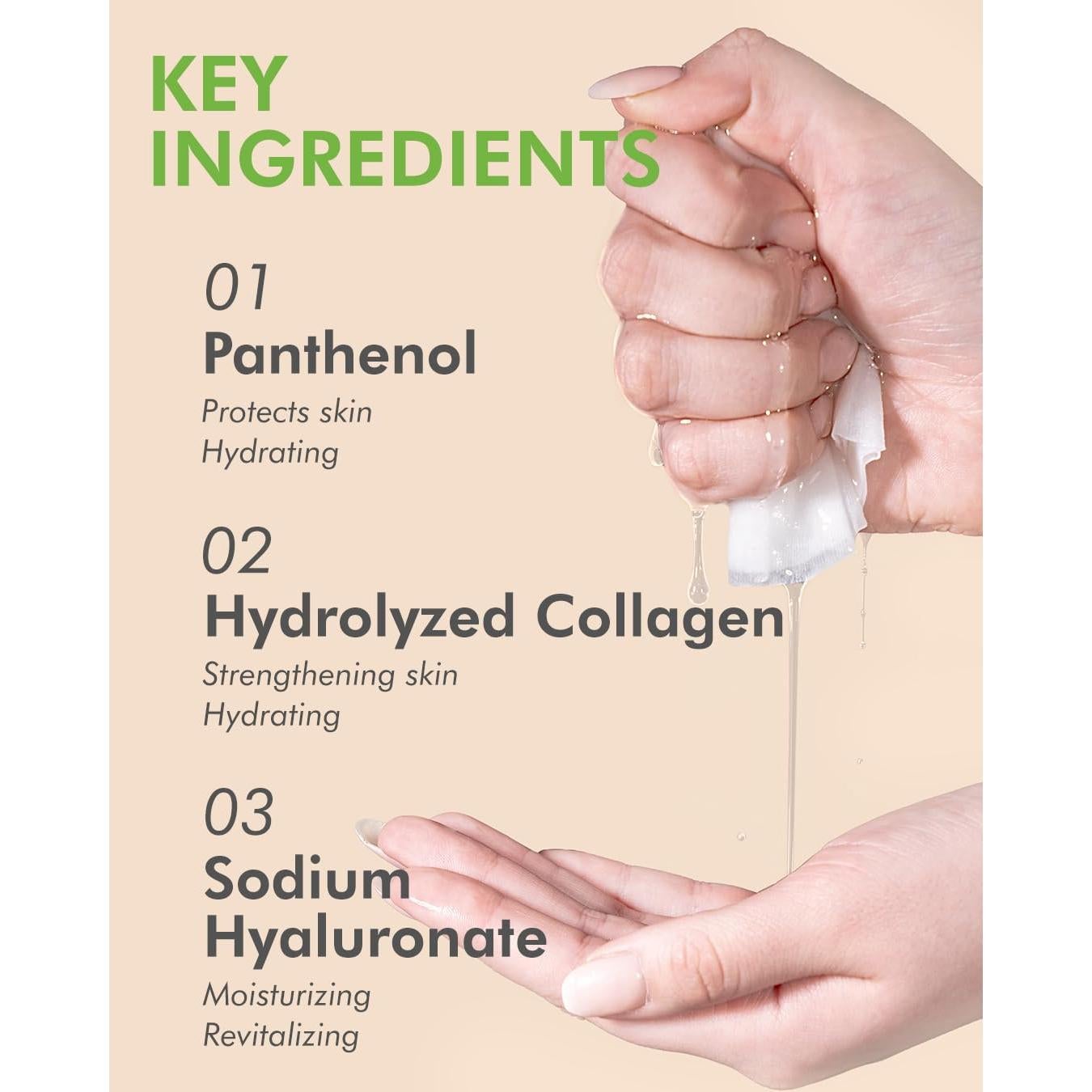 Máscara Facial DERMAL de Colágeno de Pepino 100 Piezas