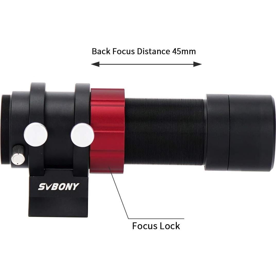 Guía Alcance SVBONY SV165 30mm F4 para Astrofotografía