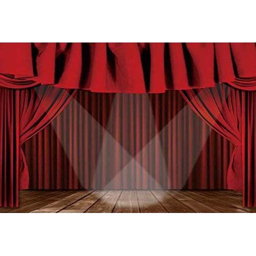 Fondo de Fotografía Renaiss 2.13x1.52m Terciopelo Rojo