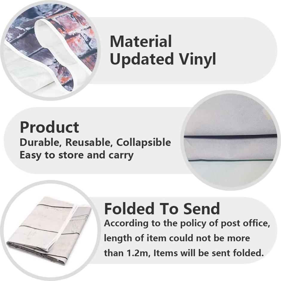 Fondo de Fotografía Renaiss 2.13x1.52m Terciopelo Rojo