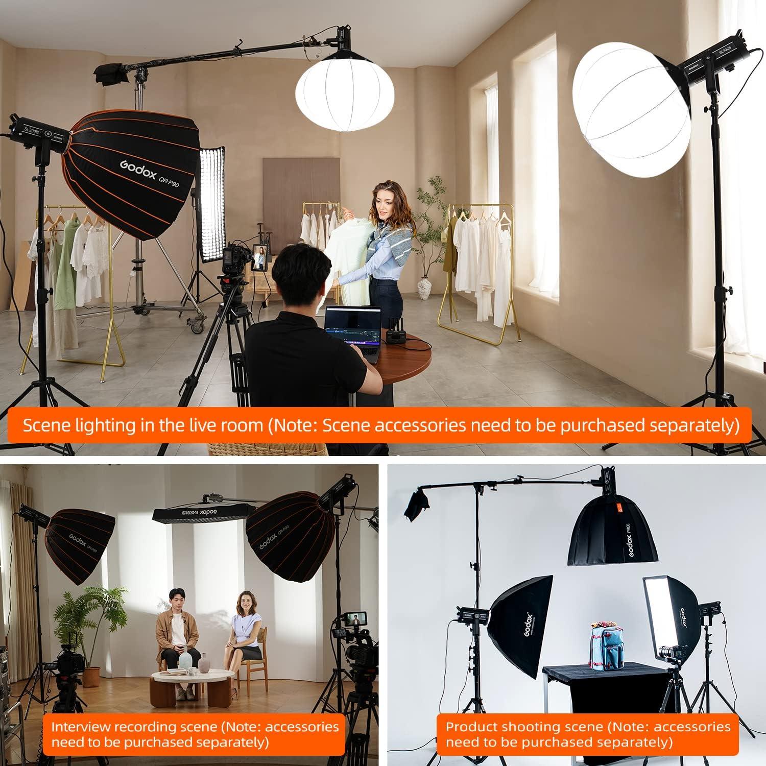 Godox SL300III 330W Luces LED de Estudio para Fotografía