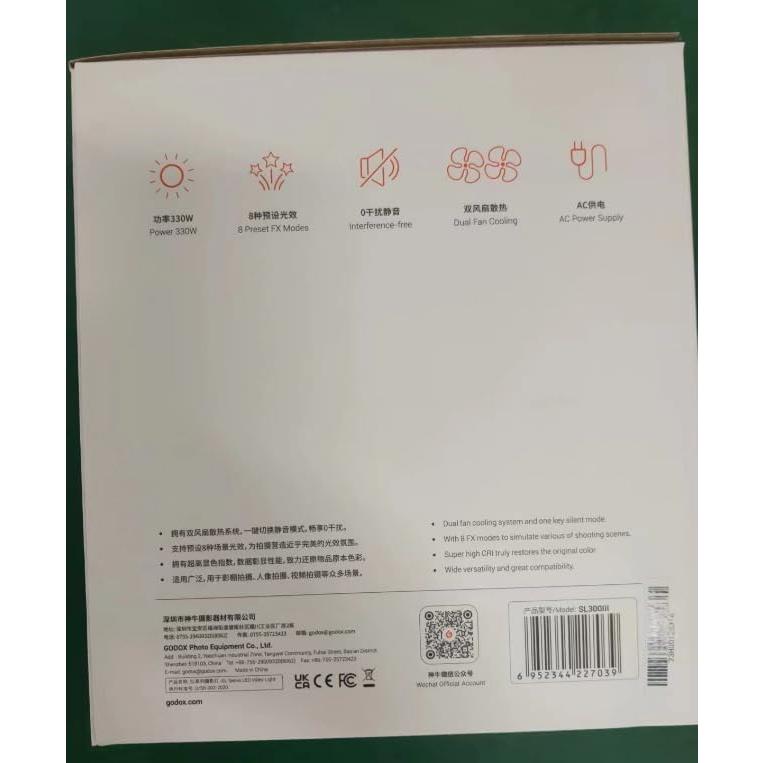 Godox SL300III 330W Luces LED de Estudio para Fotografía