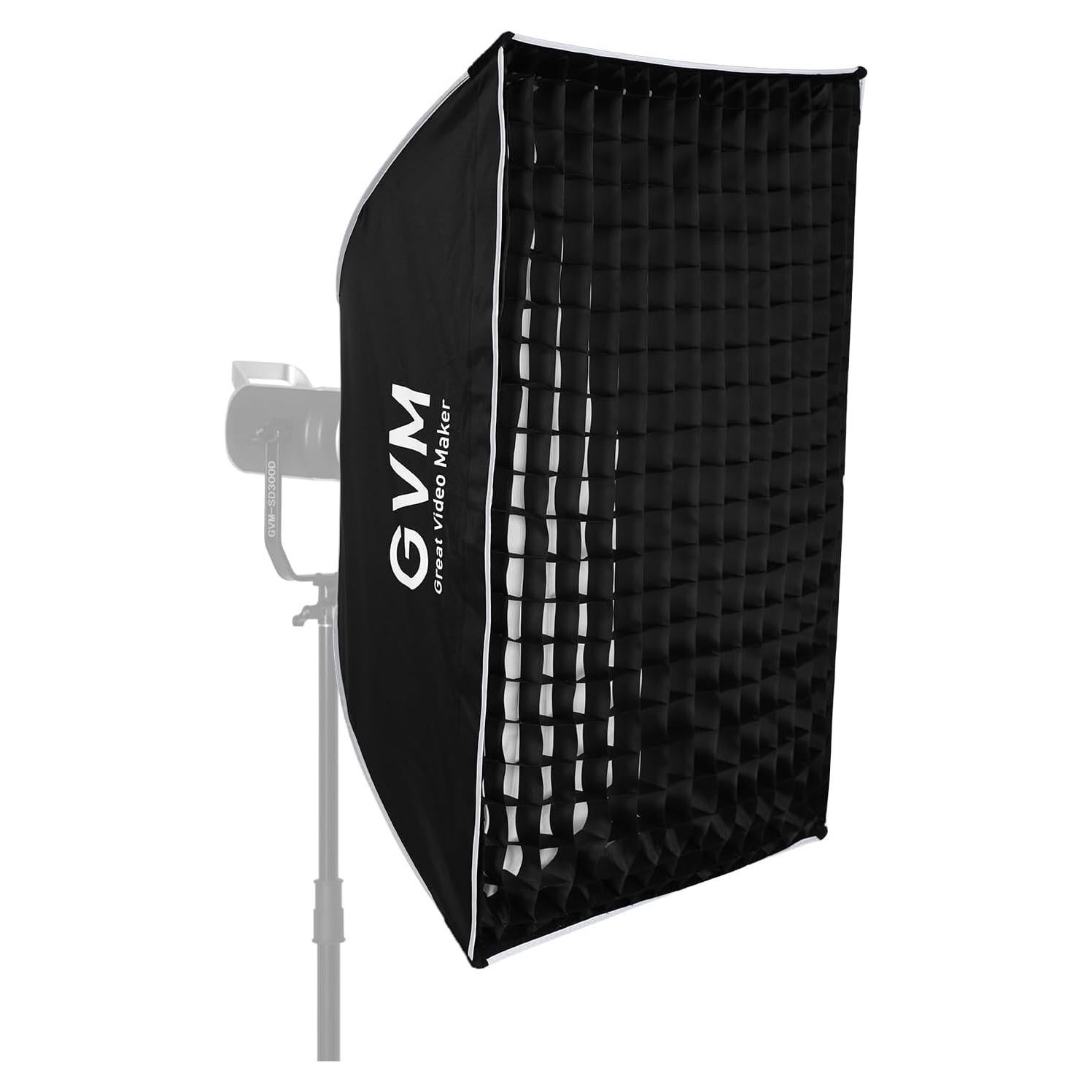 Softbox GVM 60x90cm con Montura Bowens para Luz de Estudio