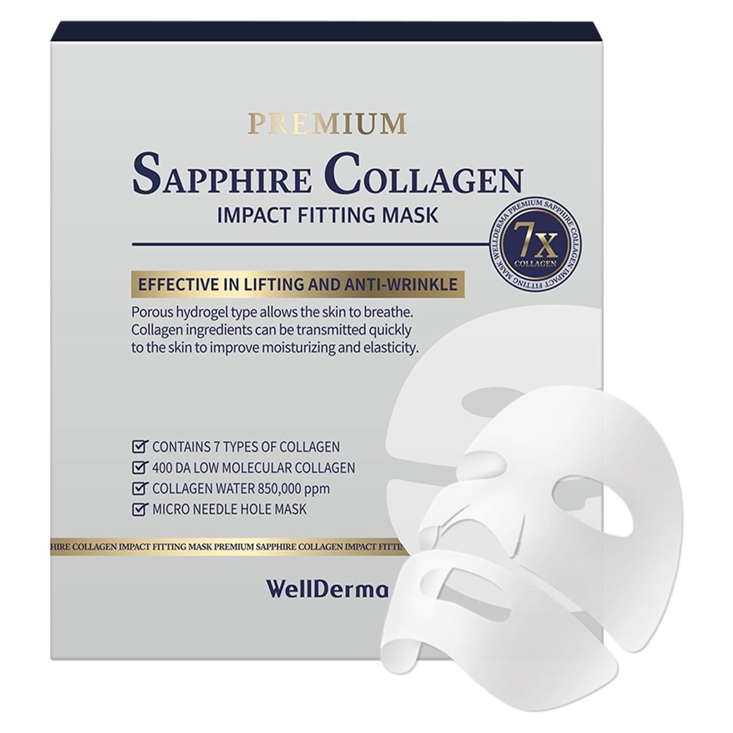 MÁSCARA HIDRATANTE WELLDERMA SAPPHIRE 16 EA - Hidrogel