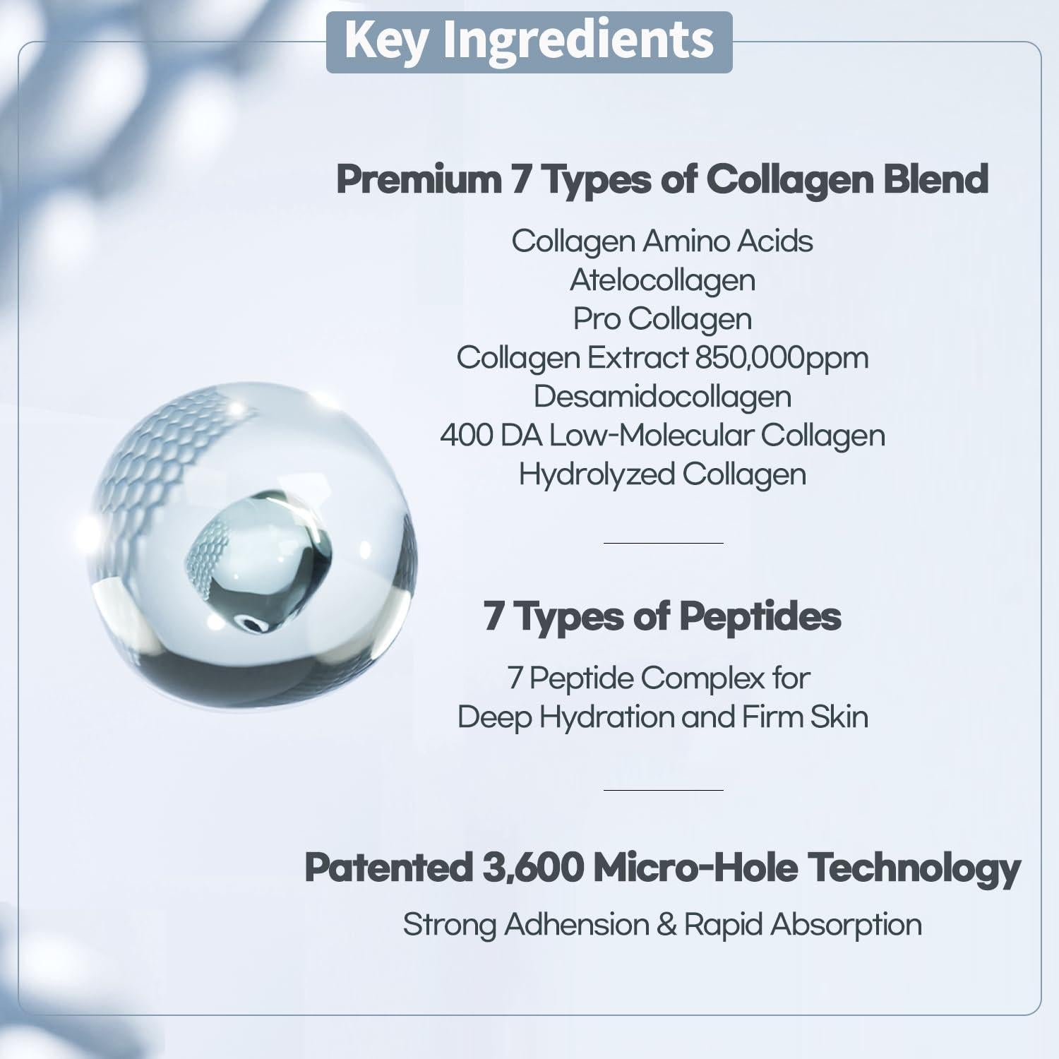 MÁSCARA HIDRATANTE WELLDERMA SAPPHIRE 16 EA - Hidrogel