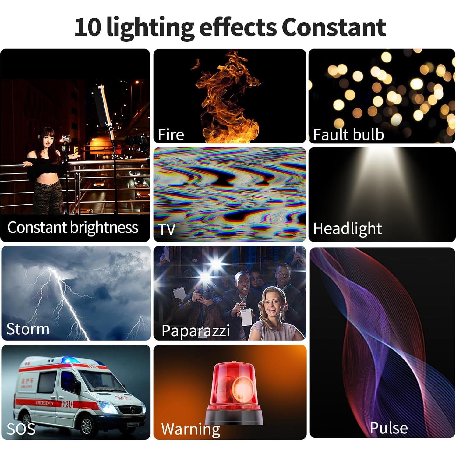 Varita de Luz Portátil Bi-Color Jinbei EFT-220 3000mAh 2700K-7500K