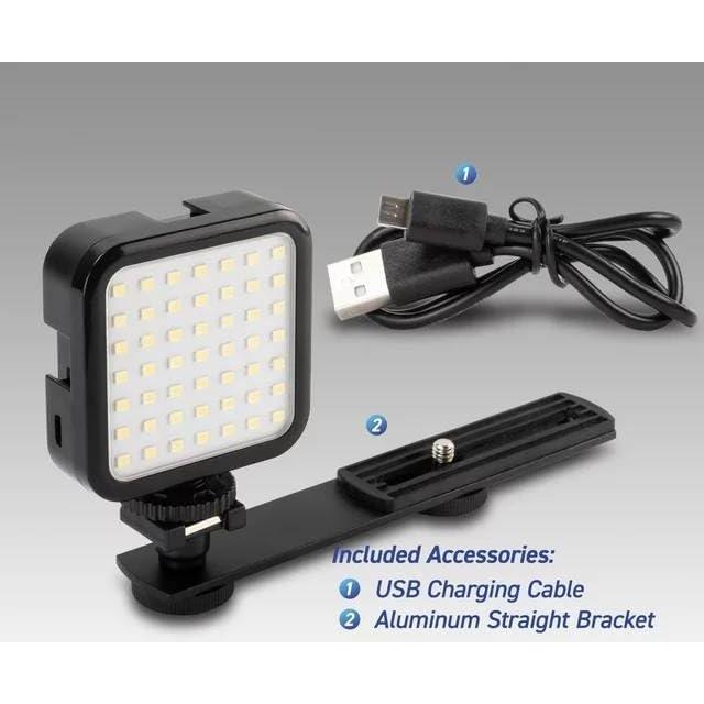 Conector Mini Jack 3.5mm OPTURA para Cámaras DSLR y Luz LED Mini 49