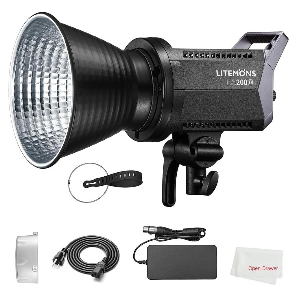 Luz de Video Godox LA200D 230Ws 5600K CRI 96+ Efectos FX