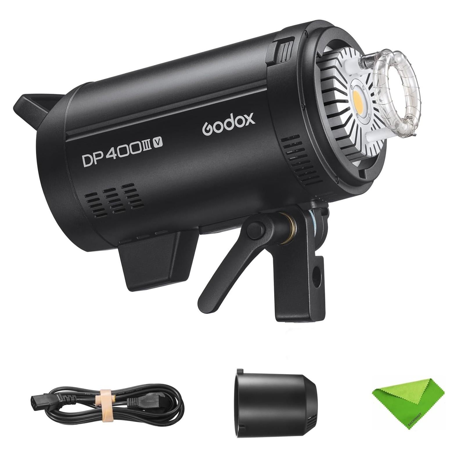 Flash Estudio Godox DP400IIIV 400Ws GN87 0.1-1s 2.4G