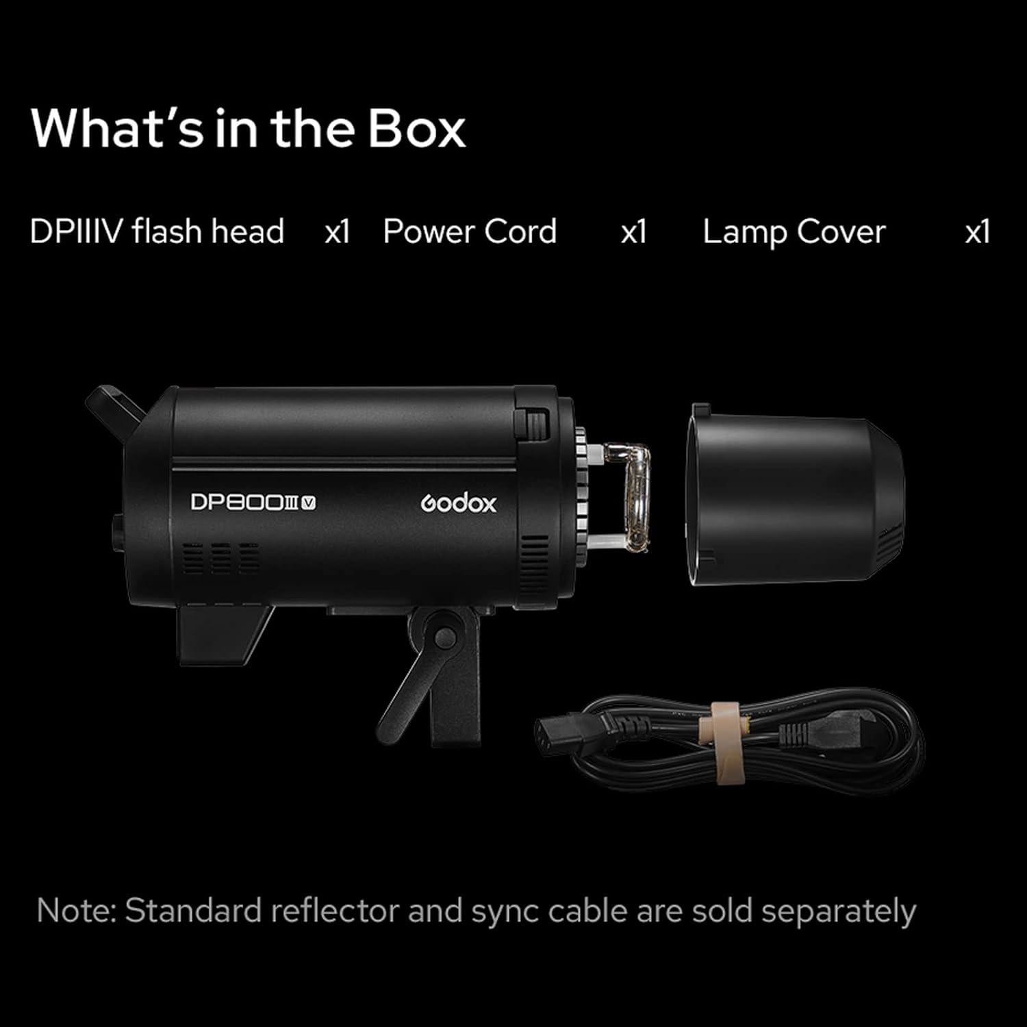 Flash Estudio Godox DP400IIIV 400Ws GN87 0.1-1s 2.4G