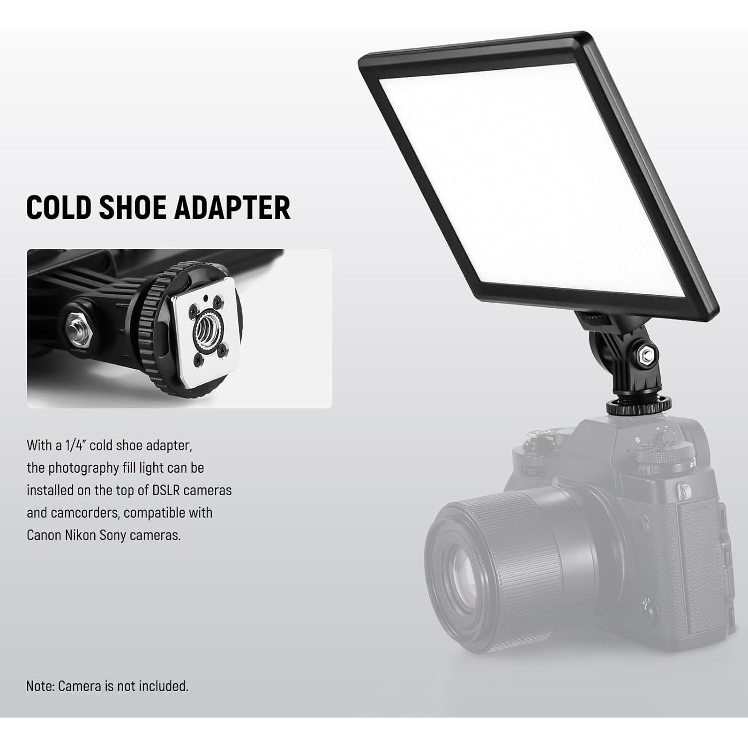 Luz Estroboscópica NEEWER Q200 200Ws con Panel LED 9"