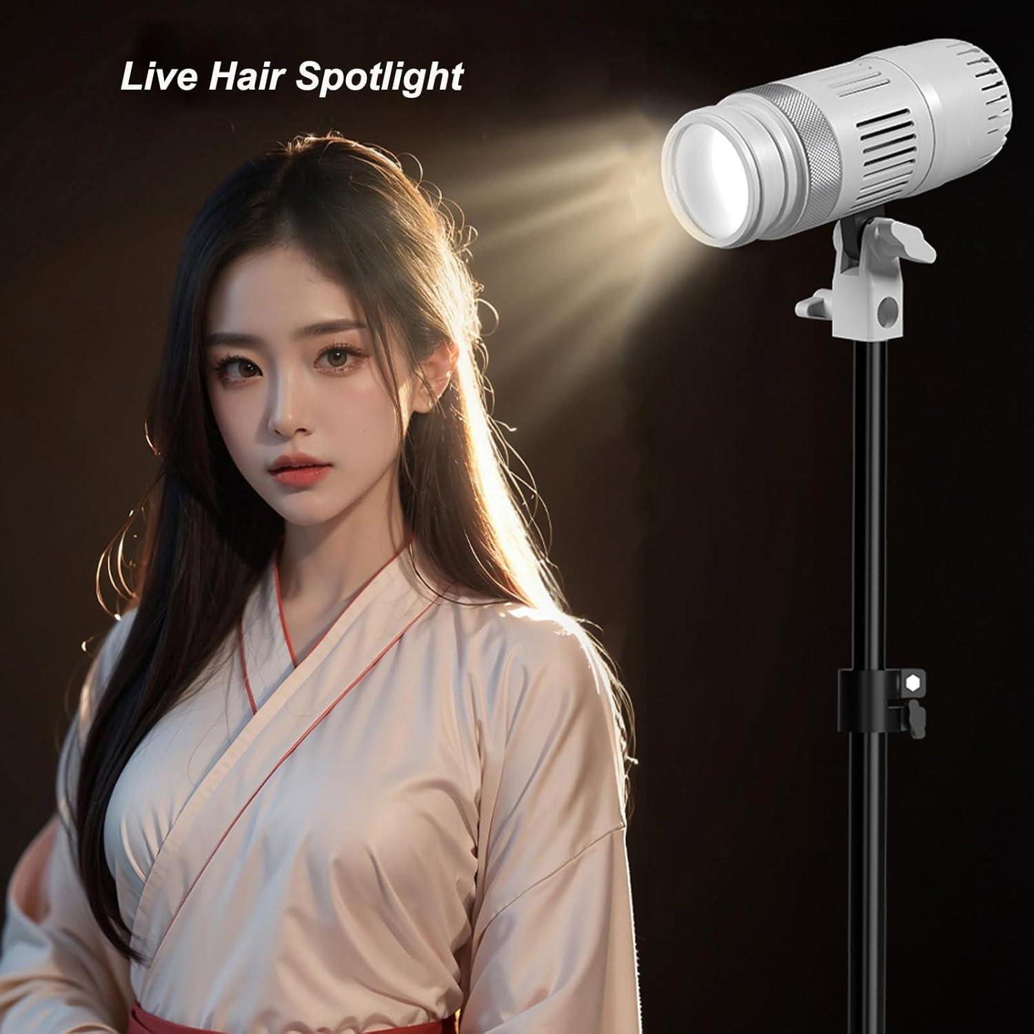 Foco LED Dimmable JatureClets 24W para Cabello Blanco