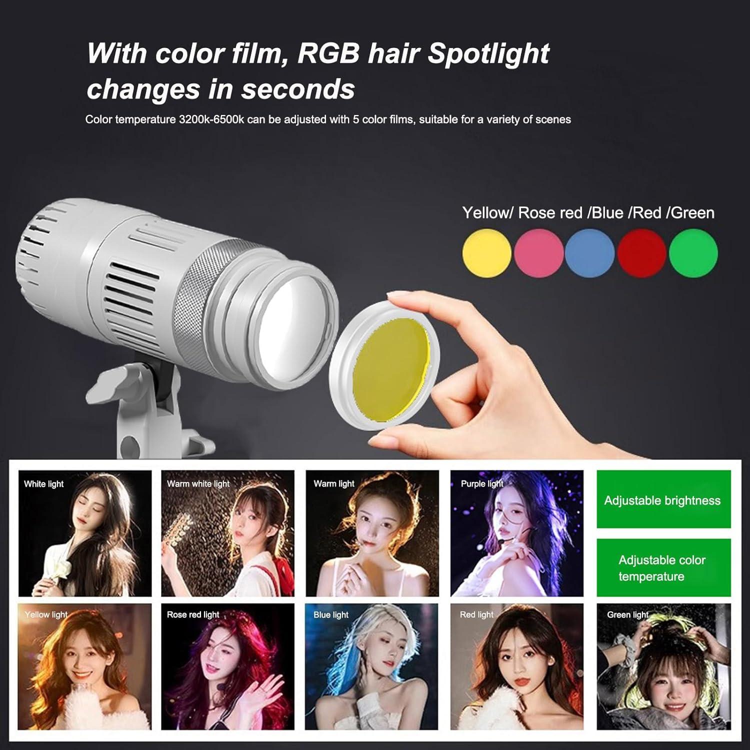 Foco LED Dimmable JatureClets 24W para Cabello Blanco