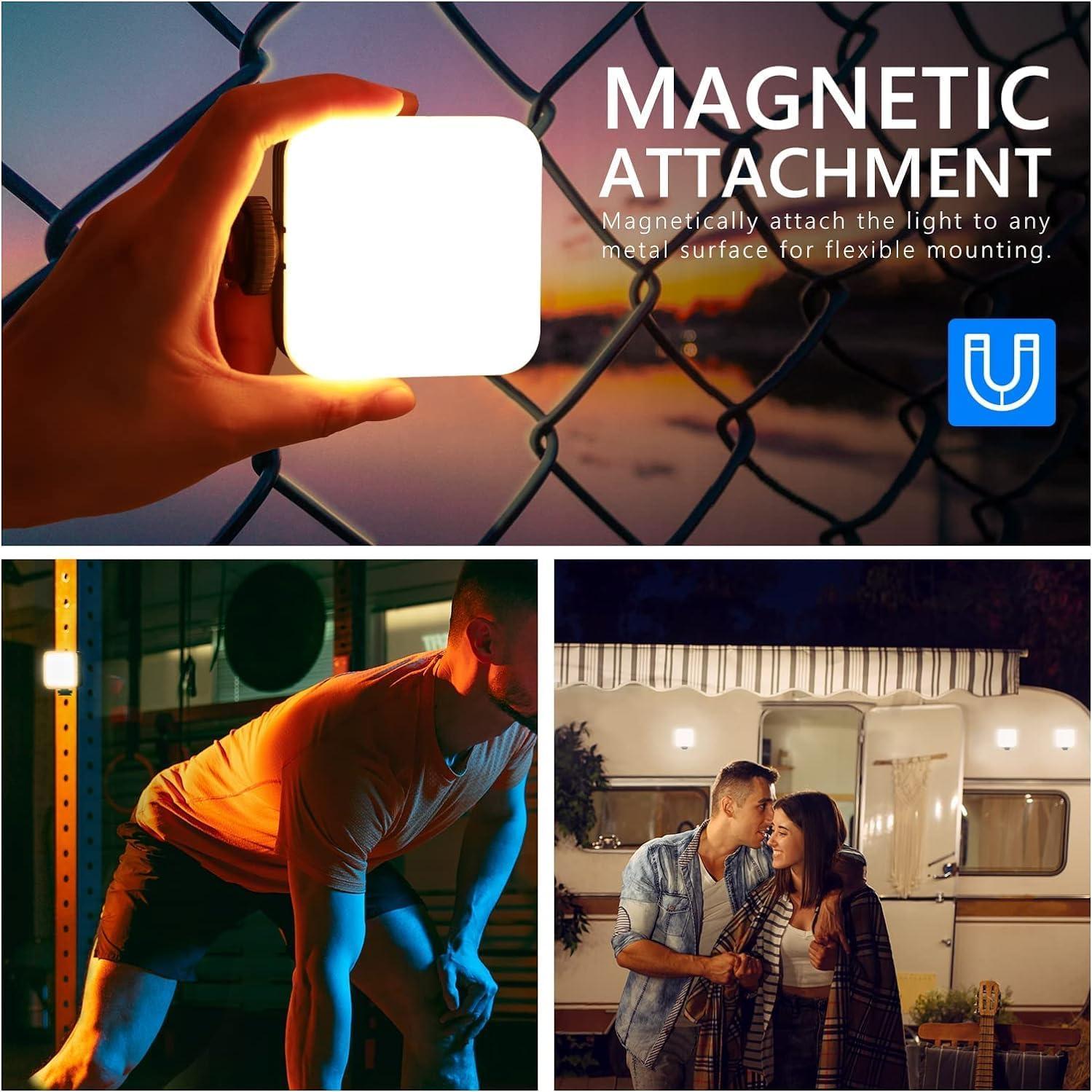 Luz de Video LED RGB Neewer TL96RGB Magnética - Paquete de 2