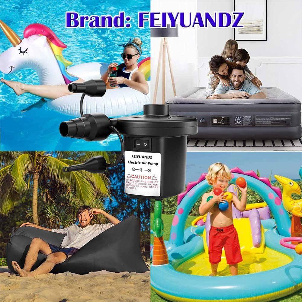Bomba de Aire Eléctrica FEIYUANDZ Portátil 110V/12V para Inflables