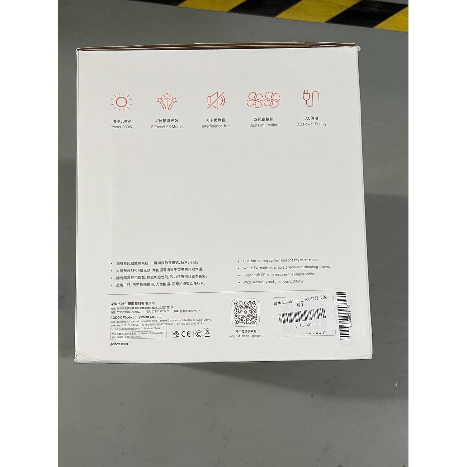 Lámpara de Video LED Godox SL300III 330W 5600K Control APP