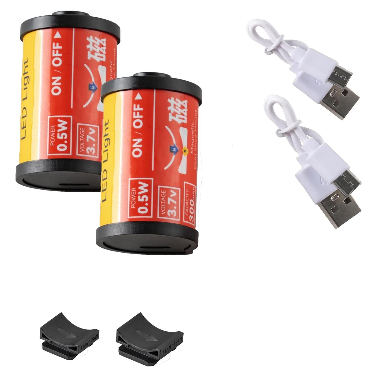 Mini Luz LED TTArtisan 2 Piezas 3000K/4500K/6000K para Fotografía