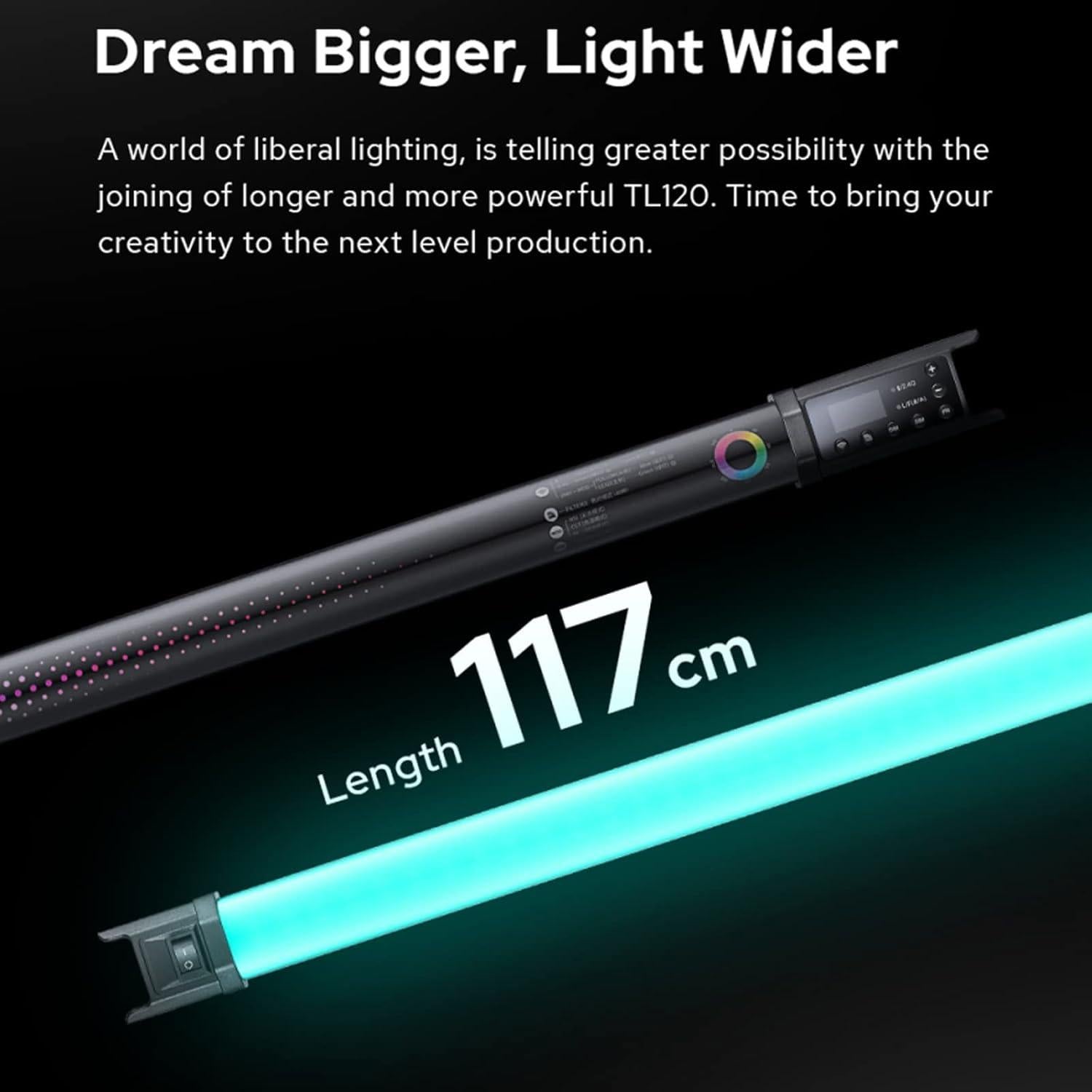 Luz de Tubo RGB Godox TL120 120cm Control Remoto