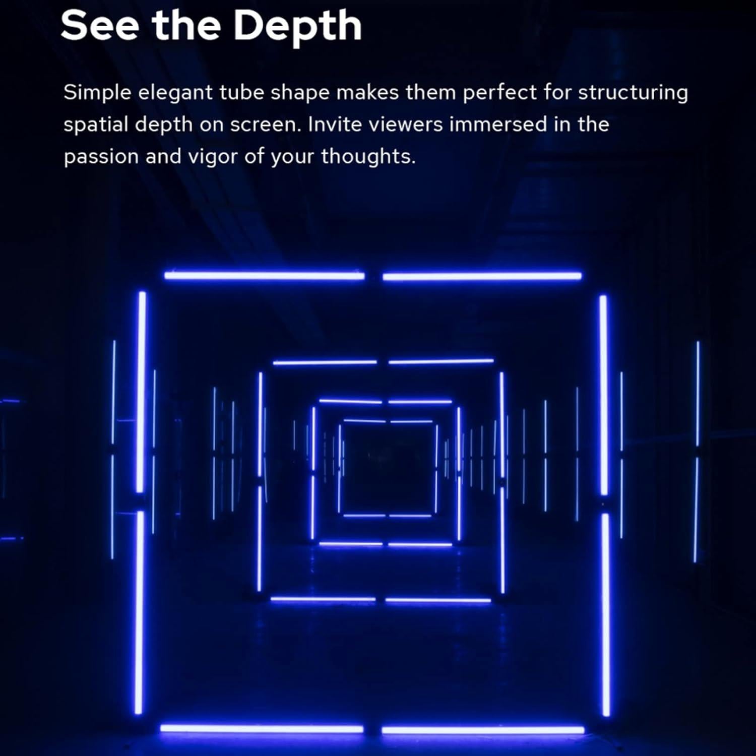 Luz de Tubo RGB Godox TL120 120cm Control Remoto