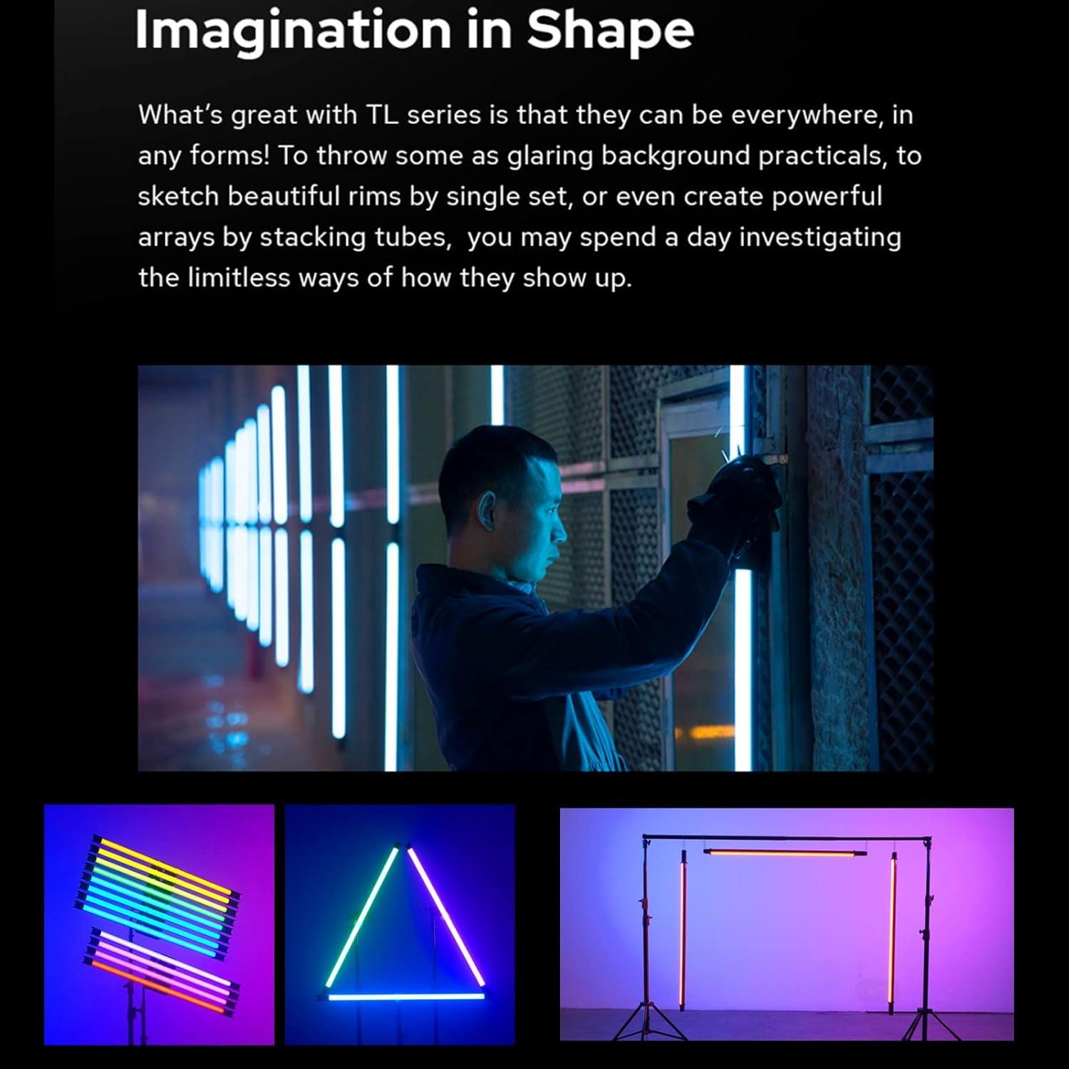 Luz de Tubo RGB Godox TL120 120cm Control Remoto