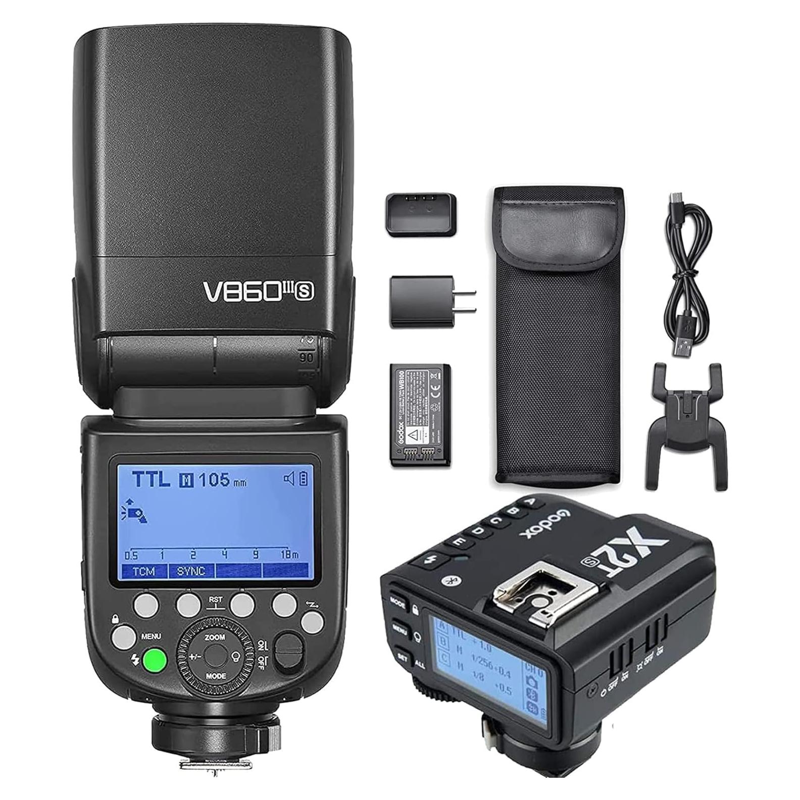 Flash Godox V860III-S Inalámbrico TTL 1/8000s para Sony