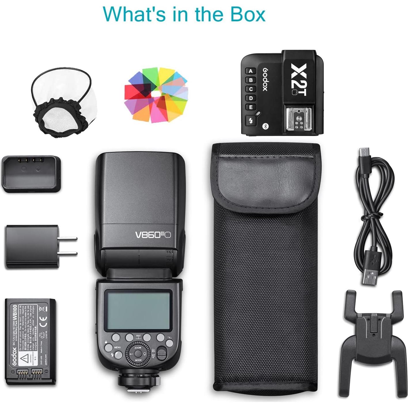 Flash Godox V860III-S Inalámbrico TTL 1/8000s para Sony