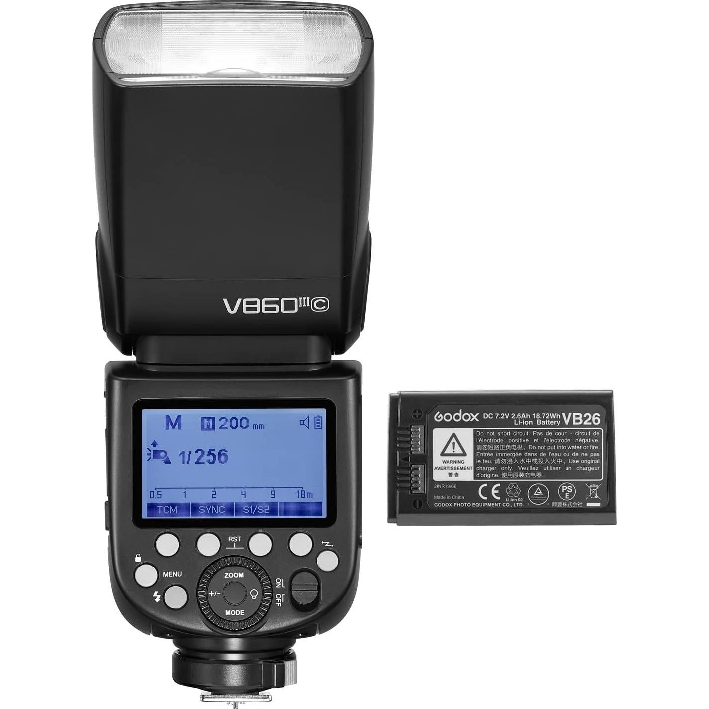 Flash Godox V860III-S Inalámbrico TTL 1/8000s para Sony