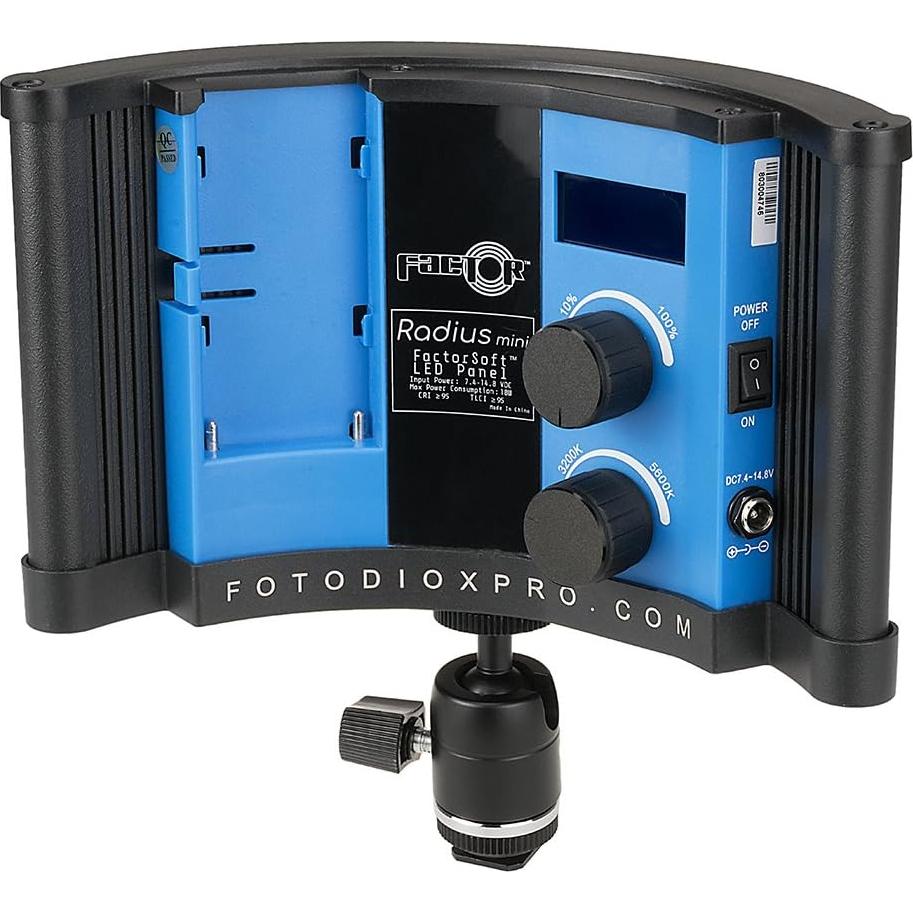 Luz de Cámara Bicolor Fotodiox Radius Mini 31.75x21.59 cm