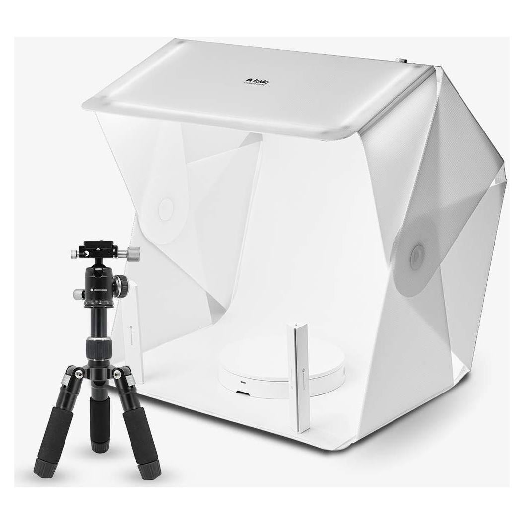 Estudio Fotográfico Plegable Foldio3 25" + Kit Iluminación LED