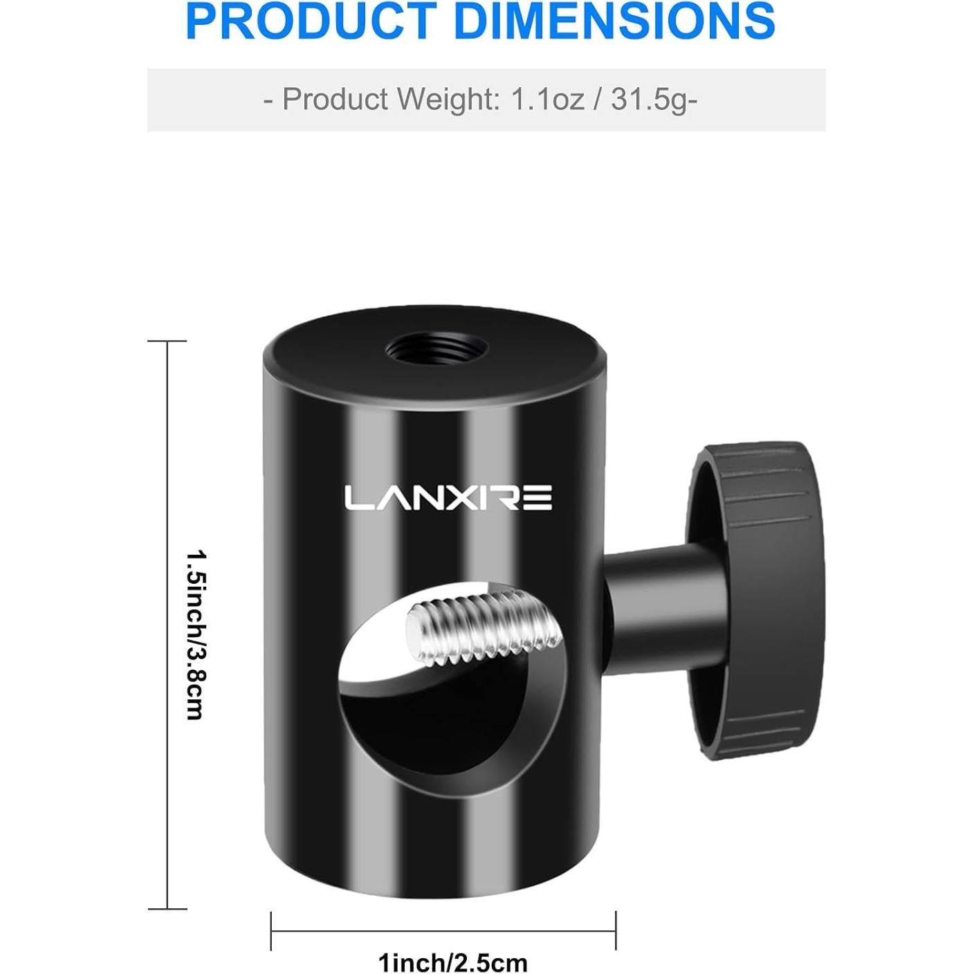 Adaptador Rápido Lanxire L0220 para Soporte de Luz 16mm