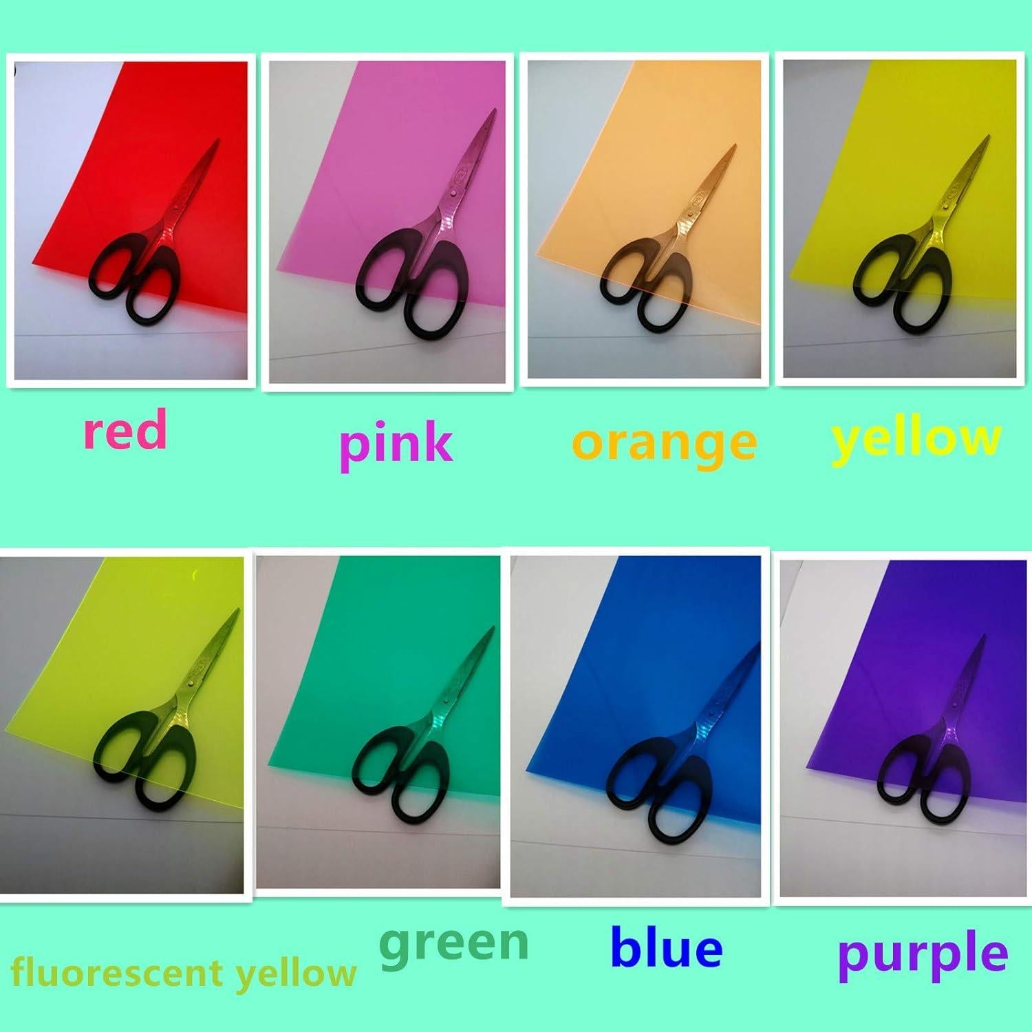 Kit de Filtros de Gel de Color BANLTRE 8 Piezas 30x30cm